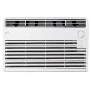 LG - 5,000 BTU Window Air Conditioner - White - Large Front