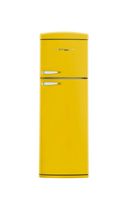 Unique Appliances - Classic Retro 11 cu.ft. Top Freezer Refrigerator - Canary Yellow - Large Front