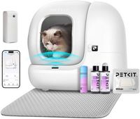 Petkit - PuraMax 2 Upgraded self-Cleaning Wifi Enabled Automatic Cat Litter Box for Multiple Cats... - Large Front