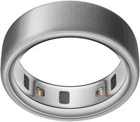 Oura Ring 4 - Smart Ring - Size Before You Buy with Oura Ring 4 Sizing Kit - Size 13 - Brushed Si... - Large Front