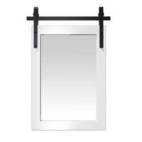 LOVMOR - Rectangle Framed Wall Bathroom Vanity Mirror Accent Mirror - 18