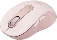 Logitech - Signature M650 Wireless Optical Mouse with Silent Clicks - Wireless - Rose - Large Front