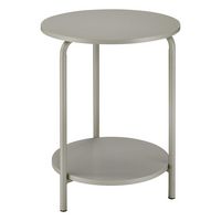 OSP Home Furnishings - Elgin Accent Table - Gray - Large Front