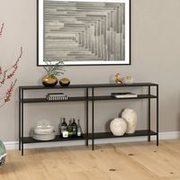 Camden&Wells - Laurita Console Table - Obsidian - Large Front