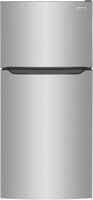 Frigidaire - 20 Cu. Ft. Garage Ready Top Freezer Refrigerator - Stainless steel - Large Front