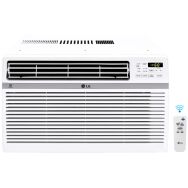 LG - 1,000 Sq. Ft. 18,000 BTU 230V Smart Window Air Conditioner - White - Large Front