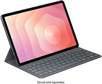 Samsung - Galaxy Tab S11 Book Cover Keyboard Slim - Black - Large Front