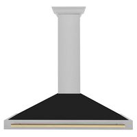 ZLINE DuraSnow - 47 inches - Convertible & Convertible - Wall Range Hood - Stainless Steel - Large Front
