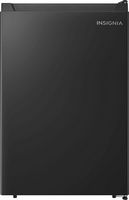 Insignia™ - 2.5 Cu. Ft. Mini Fridge with Reversible Door and ENERGY STAR Certification - Black - Large Front