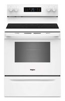 Whirlpool - 5.3 Cu. Ft. Freestanding Electric Range with Air Cooking Technology and Steam Clean -... - Large Front