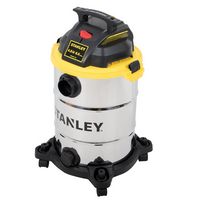 Stanley - 8 Gallon Wet/Dry Vacuum - Stainless - Large Front