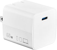 Insignia™ - 65W USB-C Wall Charger for MacBook Pro, iPad, iPhone, Apple Watch, Samsung Smartphone... - Large Front