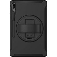 SaharaCase - PROTECTION Hand Strap Series Case for Samsung Galaxy Tab S8+ - Black - Large Front