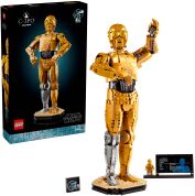 LEGO - Star Wars C-3PO Buildable Droid Figure for Build and Display 75398 - Multi - Large Front