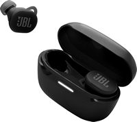 JBL - Endurance Race 2 Waterproof True Wireless Sport Earbuds - Black - Large Front
