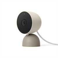 Google - Nest Cam Indoor Wired Security Camera - Linen - Large Front