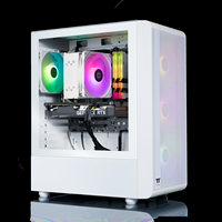 Thermaltake - Quartz i350 R4 Gaming Desktop - 14th Gen Intel Core i5-14400F - 16GB Memory - NVIDI... - Large Front