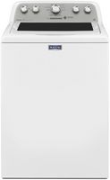 Maytag - 4.3 Cu. Ft. High Efficiency Top Load Washer with Optimal Dispensers - White - Large Front