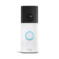 Ring - Battery Doorbell (newest model) Retinal 2K with wide-angle video, up to 6x Zoom, Two-Way T... - Large Front