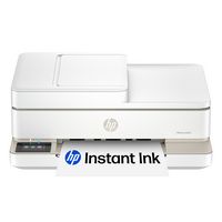 HP - Envy 6555e Wireless AI-Enabled All-in-One Inkjet Printer with 3 Months of Instant Ink (+1 Bo... - Large Front