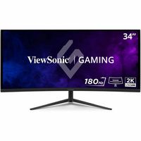 ViewSonic - VX3418C-2K 34 LCD UWQHD 180Hz, FreeSync Premium Curved Gaming Monitor (HDMI, Display ... - Large Front