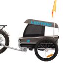 Lectric eBikes - Waterproof Foldable Pet Trailer with Quick-Release Wheels - Gray - Large Front