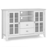 Artisan Solid Wood Tall TV Media Stand For TVs up to 60 inches - Large Front