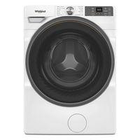 Whirlpool - 4.5 Cu Ft. High Efficiency Smart Front Load Washer with FreshFlow Vent System - White - Large Front