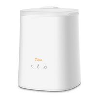 CRANE - 1.2 Gal. Cool Mist Humidifier & Aroma Diffuser - White - Large Front