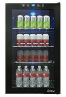 Vinotemp - VT-34 Beverage Cooler with Touch Screen - Large Front