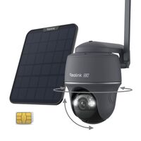 Reolink - Go Series G440 4K 8MP Solar Outdoor Wireless 4G LTE Pan Tilt Security Camera with SIM C... - Large Front