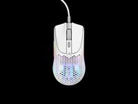 Glorious - O 2 Mini Wired Optical Gaming Mouse - Wired - Matte White - Large Front