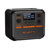 BLUETTI - AC70P 1000W Back-Up Solar Generator (864 Wh Capacity) - Black - Large Front