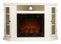 SEI Furniture - Electric Media Fireplace for Most Flat-Panel TVs Up to 46