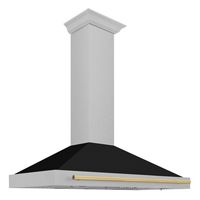 ZLINE DuraSnow - 47 inches - Convertible - Wall Range Hood - Stainless Steel - Large Front