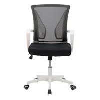 CorLiving - Workspace Mesh Back Office Chair - Black and White - Large Front