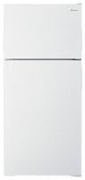 Amana - 14.4 Cu. Ft. Top-Freezer Refrigerator with Dairy Bin - White - Large Front