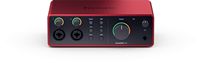 Focusrite - Scarlett 4i4 4th Generation Audio Interface - Red - Large Front