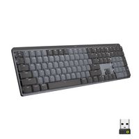 Logitech - MX Mechanical Full size Wireless Mechanical Linear Switch Keyboard for Windows/macOS w... - Large Front