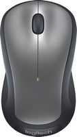 Logitech - M310 Wireless Optical Ambidextrous Mouse - Wireless - Silver - Large Front