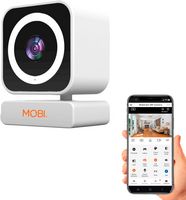 MOBI - Cam MP Smart Baby & Nursery Monitoring Camera, Indoor Security Camera w/ Dual Band WiFi, N... - Large Front