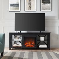 Ulla Log Fireplace TV Stand for Most TVs up to 65