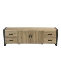 Walker Edison - Modern Urban 4 Drawer TV Stand for TVs up to 78