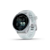 Garmin - Forerunner 570 GPS Smartwatch 42 mm Aluminum - Cloud Blue Aluminum - (2025) - Large Front