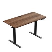 HUANUO - Adjustable Standing Desk - 40″ x 24″ - Walnut - Large Front