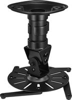 Insignia™ - Universal Projector Ceiling Mount - Black - Large Front