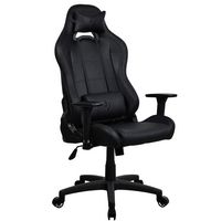 Arozzi - Torretta Soft PU Gaming Chair - Pure Black - Large Front