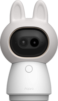 Aqara - 4K Dual-Lens Camera Hub G350, Indoor Camera 9X Zoom, 360° Pan/Tilt, AI Auto-Tracking, Fac... - Large Front