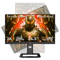 Titan-army - P2510S PLUS 24.5 Inch Gaming Monitor, 240Hz 1440P QHD(2560×1440), Fast IPS, 240Hz, 1... - Large Front