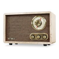 Victrola - Willow 3W Bluetooth Radio with Speakers - Natural - Large Front